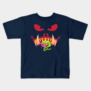 spooky halloween monster Kids T-Shirt